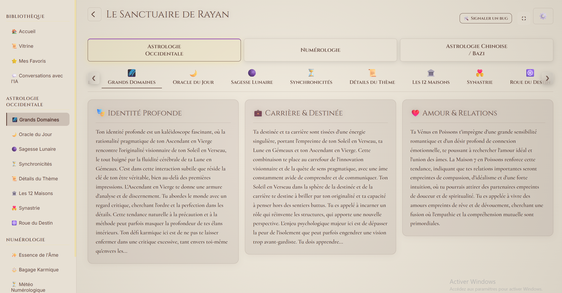 Grands Domaines de Vie